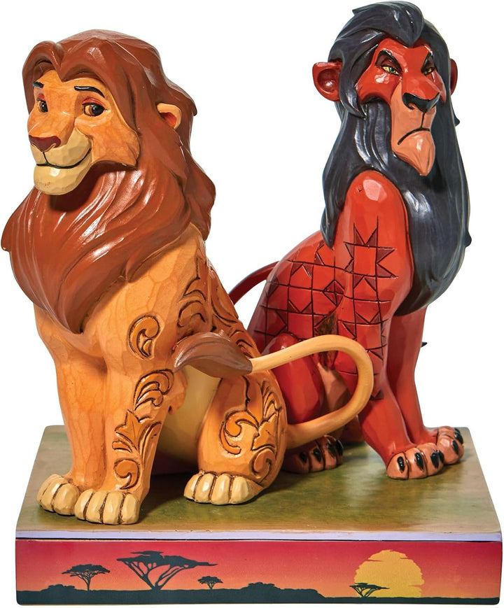 Disney Traditions Simba und Narbenfigur, Höhe 16,5 cm height 16.5cm Mehrfarbig, height 16.5cm Mehrfa