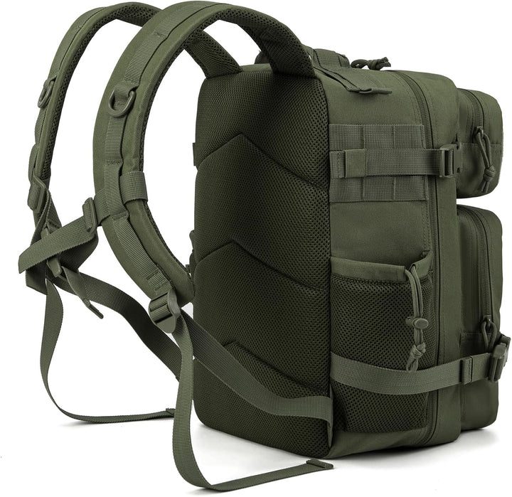 QT&QY Taktischer MilitäR Rucksack Herren Gross 25l/35l/45L Bundeswehr Rucksack 3 Tage Molle Armee Ru