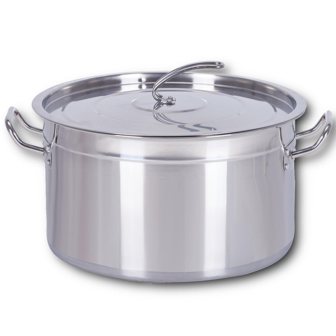 Euro Tische Gastronomie Kochtopf Suppentopf - 30 bis 100 Liter Edelstahl Kochtöpfe - ideal geeignet