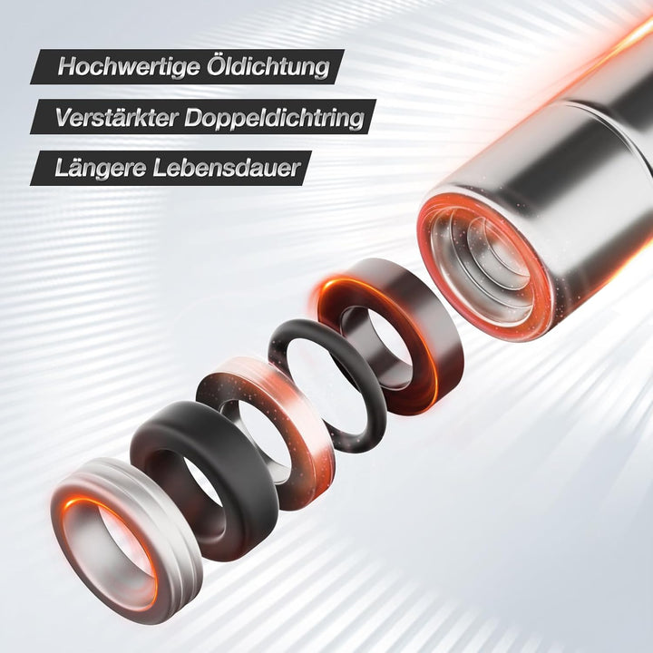 Vepagoo Edelstahl Gasdruckfedern Gasdruckdämpfer Meeresgeeignet Dämpfer 380MM 267N, 380MM 267N