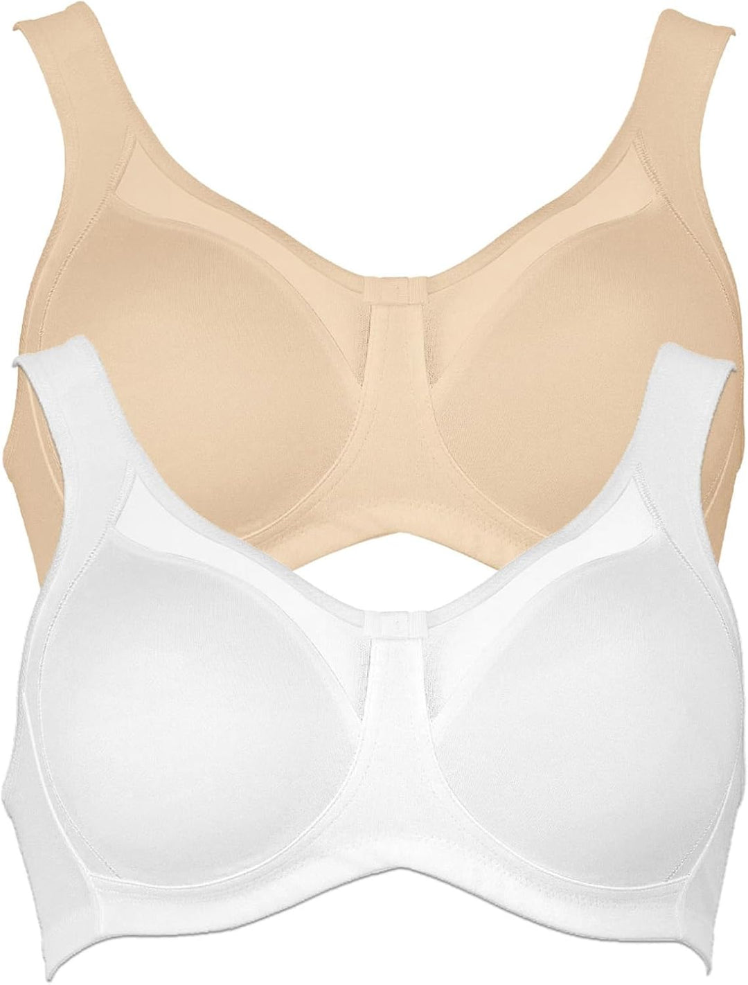 Anita 2er Sparpack Entlastungs BH Clara 5859 Gr. 75-110 B-E 75B Haut/Weiss, 75B Haut/Weiß