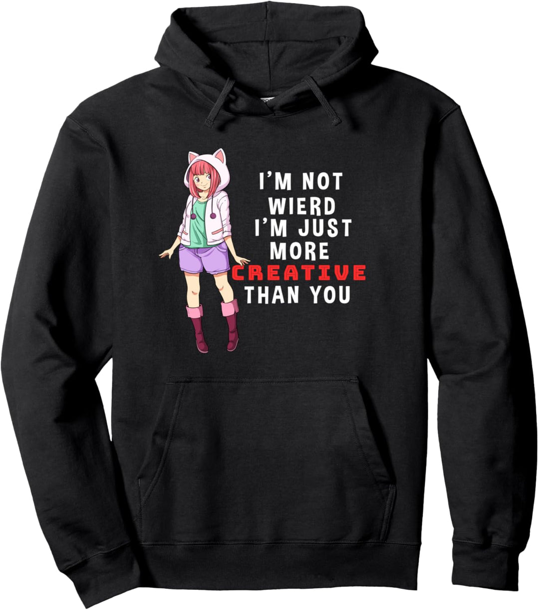 Im nicht nicht seltsam Anime-Geschenk Japanischer Anime Pullover Hoodie