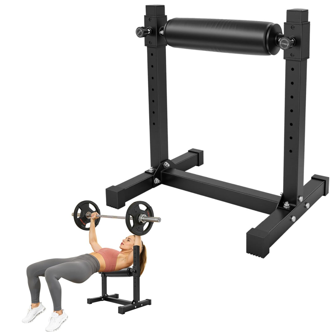 Bulgarischer Split Squat Stand, Einbein-Kniebeugenroller 9-fach höhenverstellbar bis 200kg Kniebeuge