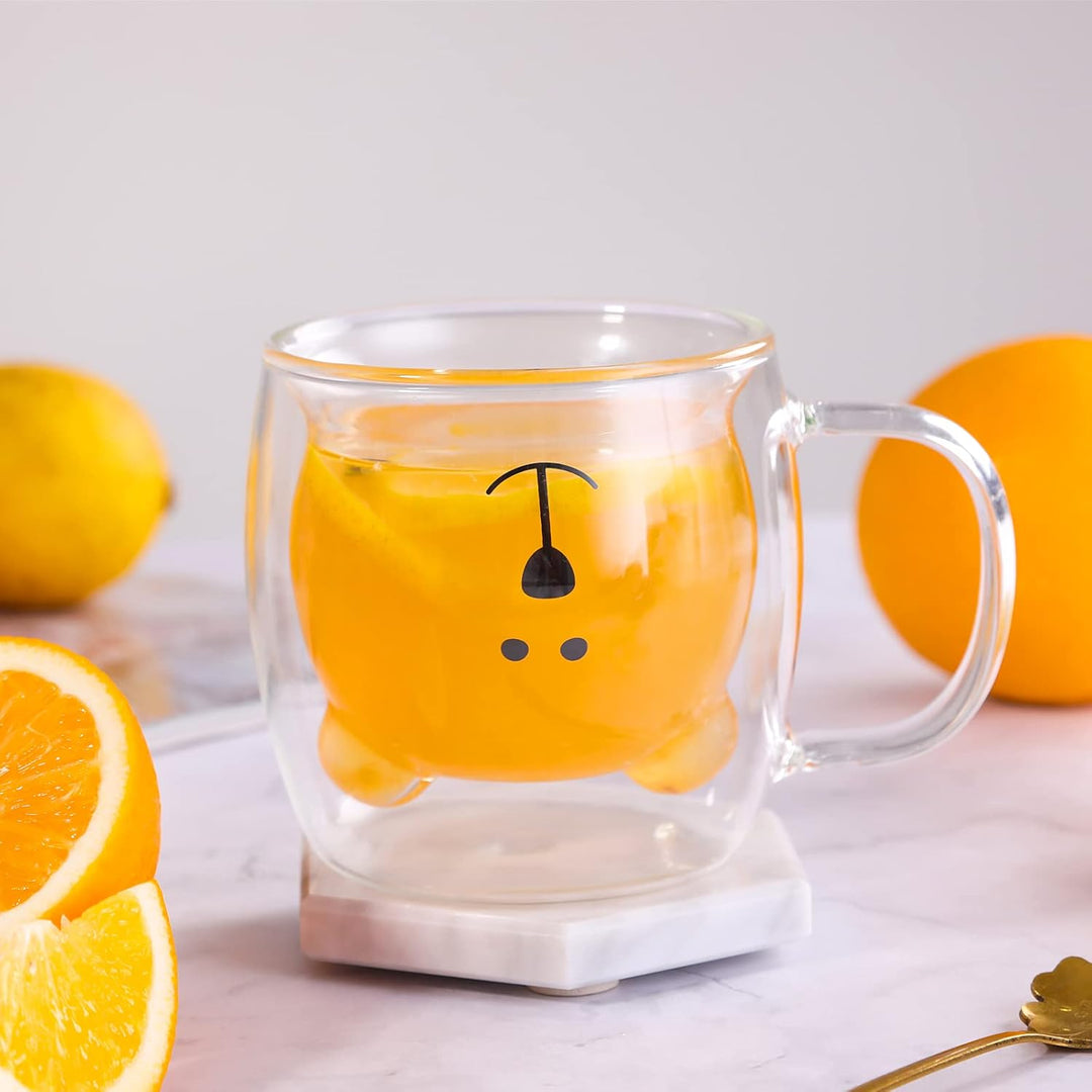 SHENDONG Süsse Bärenbecher Süsse Tassen Bär Tee Kaffeetasse mit Griff 8.5oz Milchtasse für persönlic