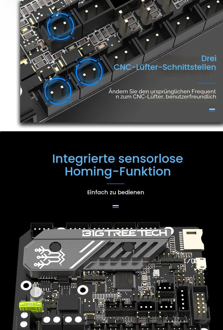BIGTREETECH SKR Mini E3 V3.0 Steuerplatine Support TMC2209 Stepper Driver Upgrade 32Bit 3D-Drucker S