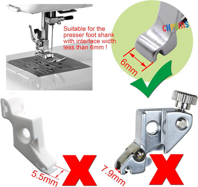 CKPSMS Marke – #KP-19020 Nähfüsse für Haushaltsnähmaschinen, kompatibel mit Brother, Babylock, Singe