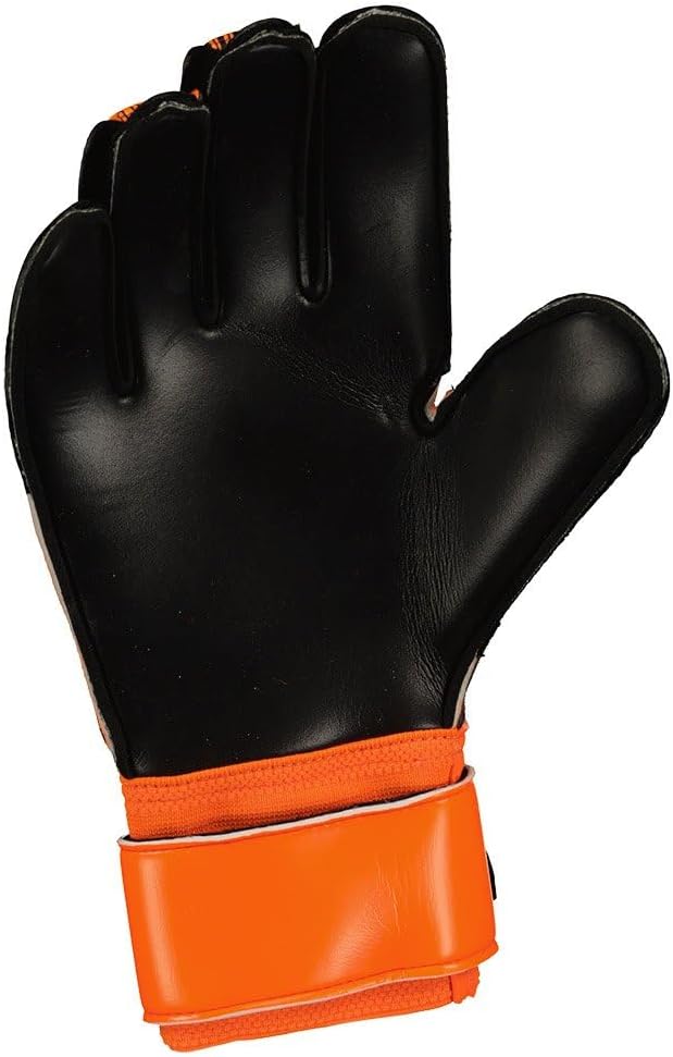uhlsport Unisex Jugend Soft Resist+ Fussball Torwarthandschuhe 7.5 fluo orange/schwarz/weiss, 7.5 fl