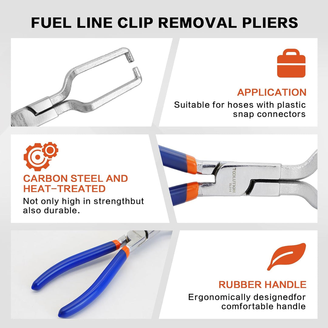 Electrical Disconnect Pliers Kit 4 Piece Set – Auto Electrical Connector Pliers Fuel Line Disconnect