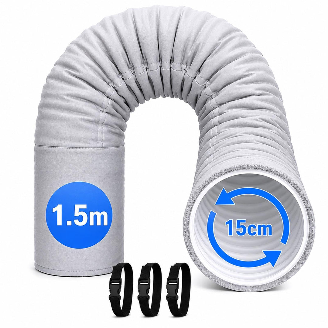 150x50cm Schlauch Abdeckung Für Tragbare Klimaanlage – Für 12,7cm & 15cm Durchmesser Auspuff – Kl-im