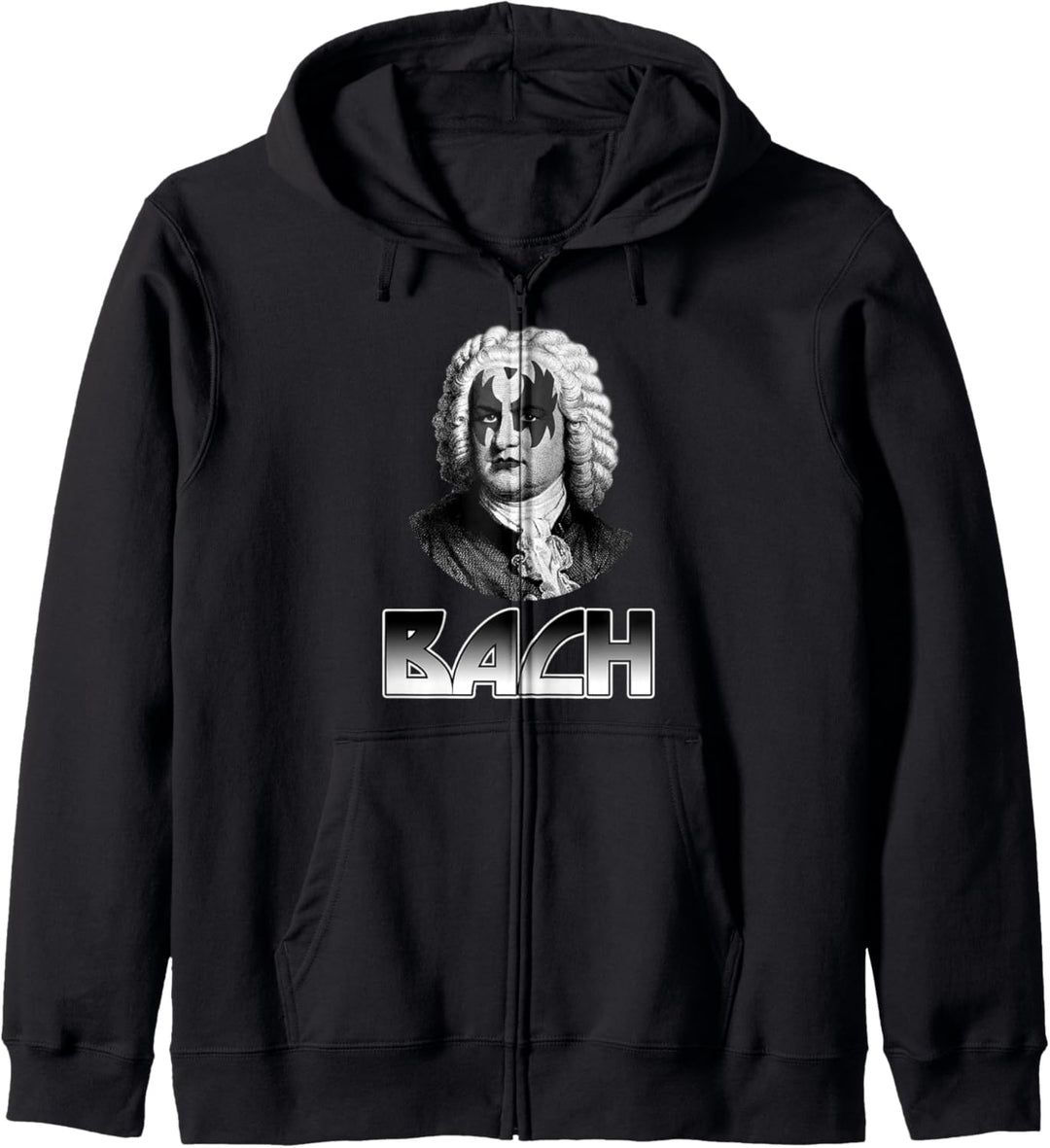 Johann Sebastian Bach Heavy Metal Classic Lustiges T-Shirt Kapuzenjacke
