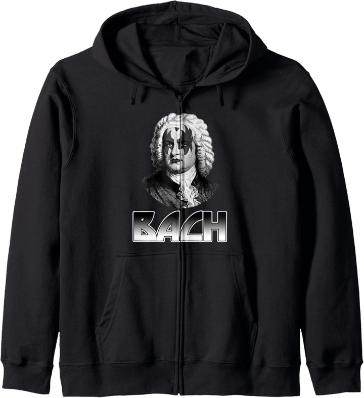 Johann Sebastian Bach Heavy Metal Classic Lustiges T-Shirt Kapuzenjacke