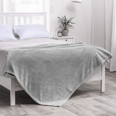 MIULEE Kuscheldecke Granulat Fleecedecke Flanell Decke Weich Flauschig Einfarbig Wohndecken Couchdec
