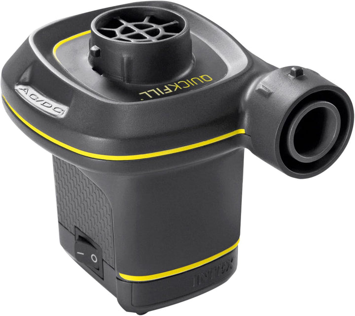 Intex 230 Volt Quick-Fill Ac/Dc Electric Pump, 66634, Schwarz