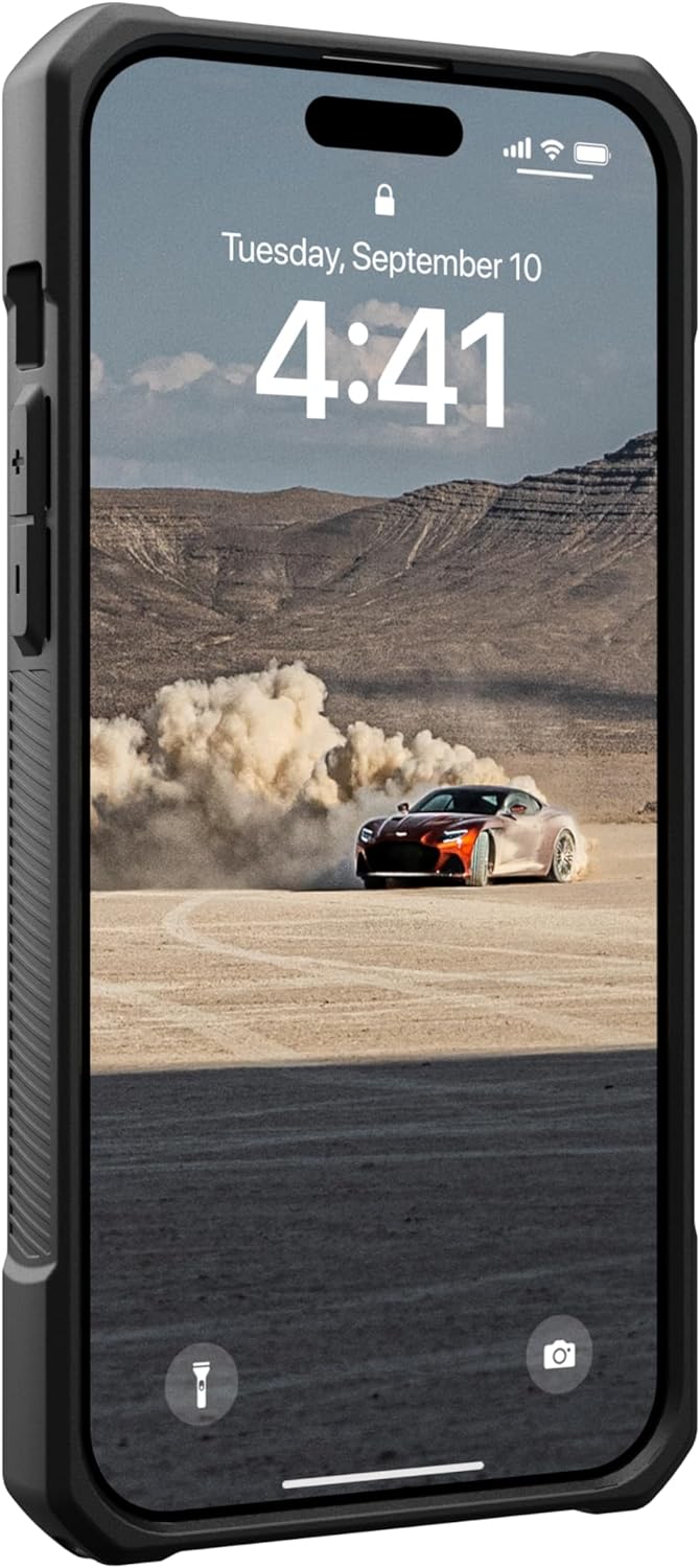 URBAN ARMOR GEAR Monarch Schutzhülle kompatibel mit Apple iPhone 15 Plus Hülle [Wireless Charging ko