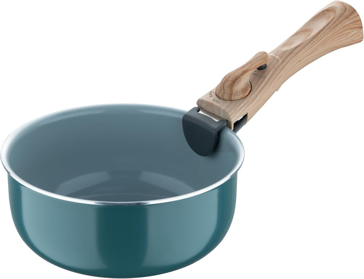 BERGNER- Set mit 4 (16+18+20CM) Stück Alu Press Schöpflöffeln aus Recyclingmaterial mit abnehmbarem