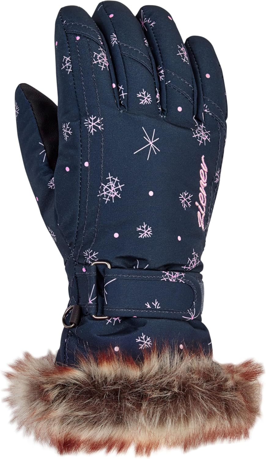 Ziener Mädchen LIM GIRLS glove junior Ski-Handschuhe / Wintersport |warm, atmungsaktiv 7 snowcrystal