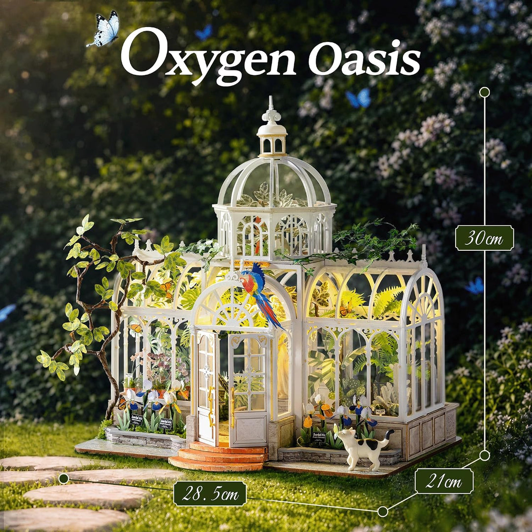 Rolife Botanical Oasis DIY Miniaturhaus-Modellbausatz für Erwachsene