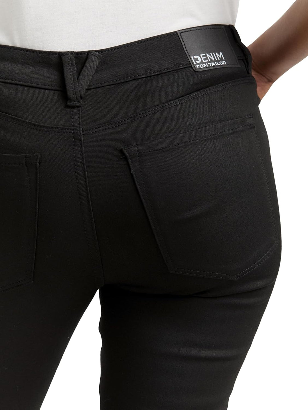 TOM TAILOR Denim Damen Nela Extra Skinny Jeans 25W / 30L 10240 - Black Denim, 25W / 30L 10240 - Blac