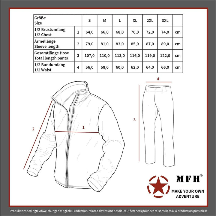 MFH Regenanzug Premium 2-teilig (Schwarz, XL)