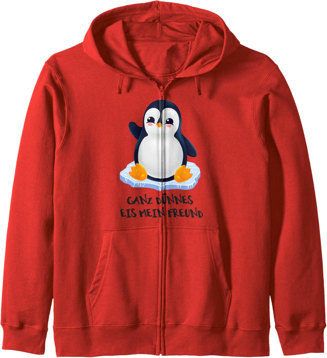 Pinguin Ganz Dünnes Eis Mein Freund Kapuzenjacke