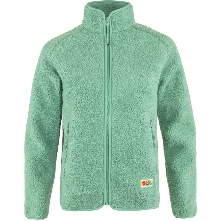 Fjallraven Damen Vardag Pile Fleece W/Vardag Pile Fleece W Sweatshirt XXS Aloe Green, XXS Aloe Green