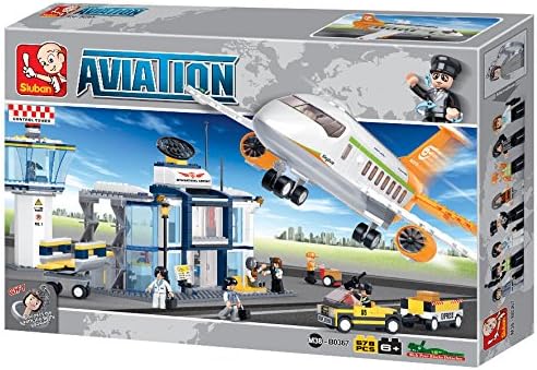 Sluban M38-B0367 M38-B0367-Baukasten-Luffahrt-Flughafen, Mehrfarbig