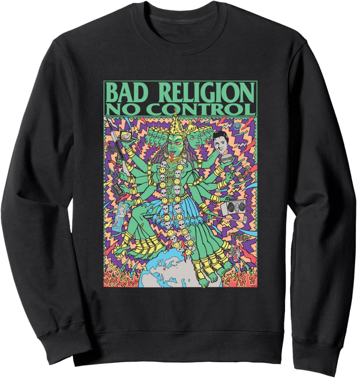 Bad Religion – Offizieller Merchandise-Artikel – keine Kontrolle Neuauflage Sweatshirt