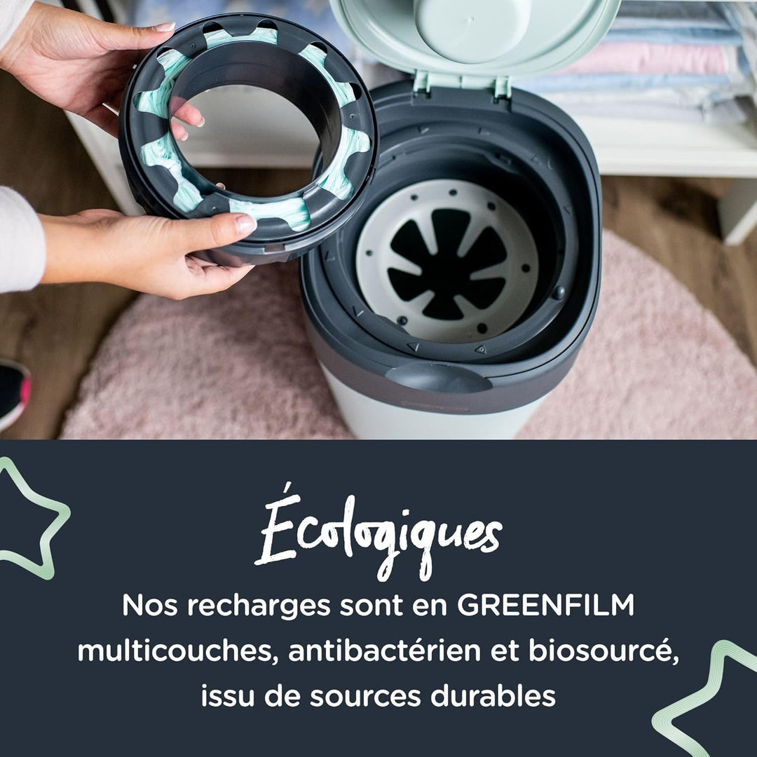 Tommee Tippee Nachfüllkassetten für Twist & Click Advanced Windelentsorgungssystem mit Nachhaltig Be