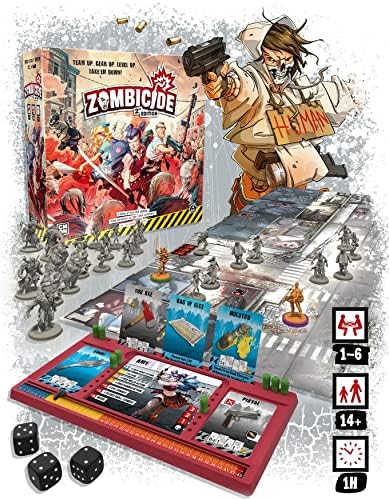 Asmodee - Zombicide, Seconda Edizione, Gioco da Tavolo, Edizione in Italiano, 8487