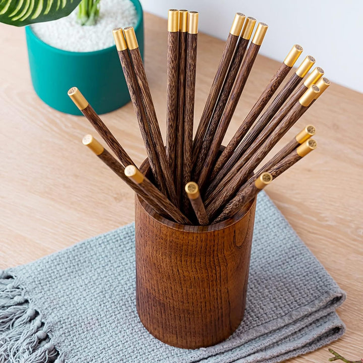 FYBlossom Utensilienhalter Küche Holz Küchenutensilienhalter, Runde Holz Besteckhalter Kochgeschirrh