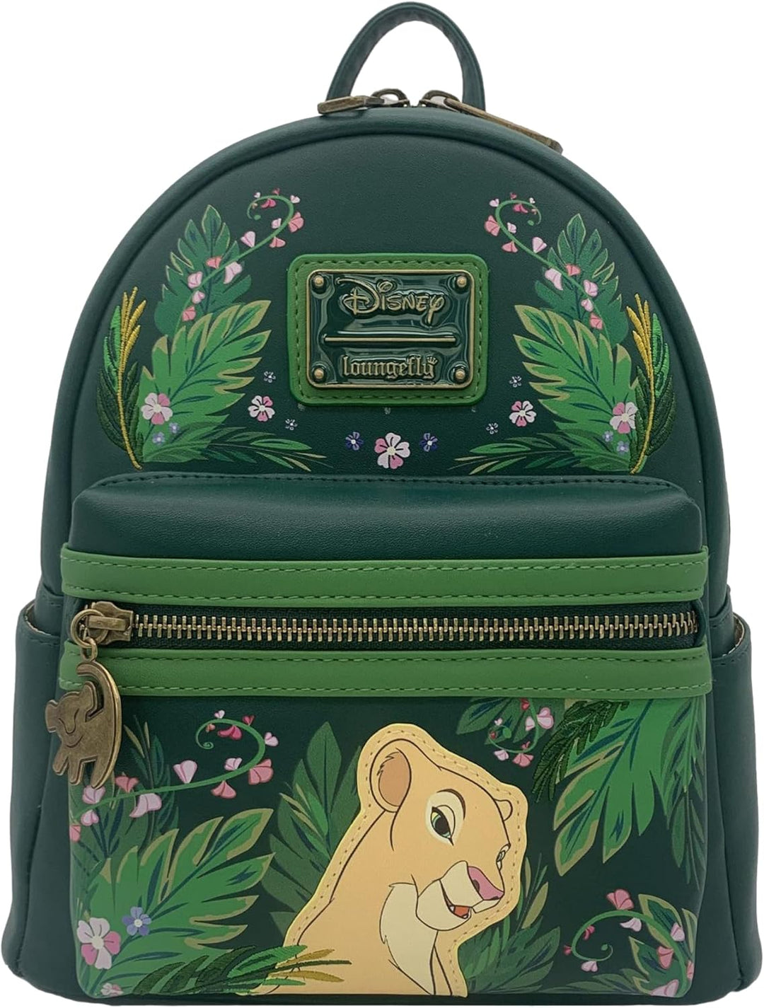 Loungefly Disney Der König der Löwen Nala Szene Doppelriemen Schultertasche Exklusiv, Grün