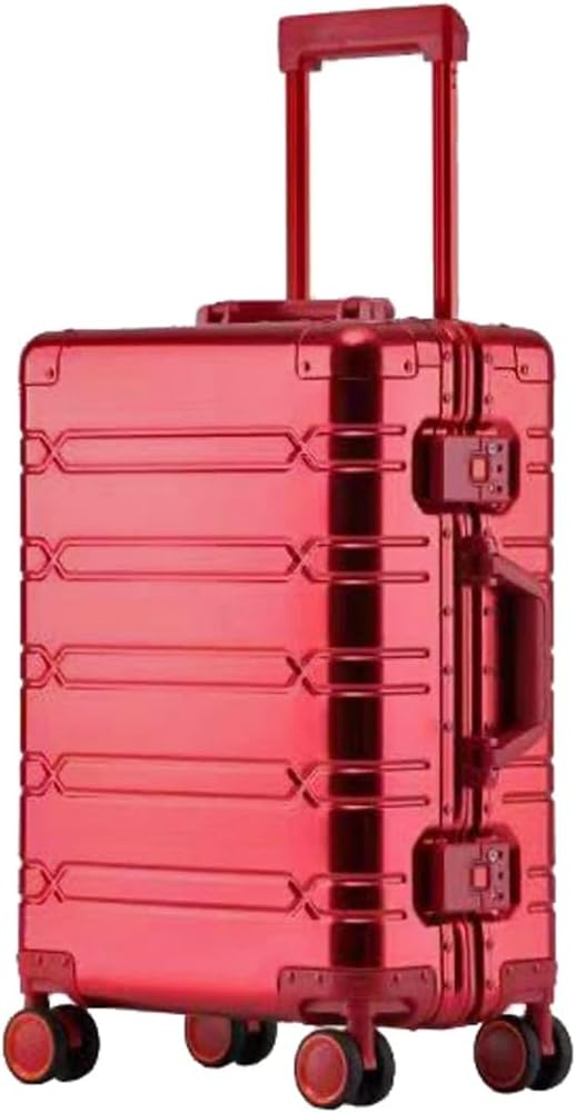 Bowatex Saxoline Motiv Reise Koffer Rollen Trolley Blume Rot Bunt 78 cm gross