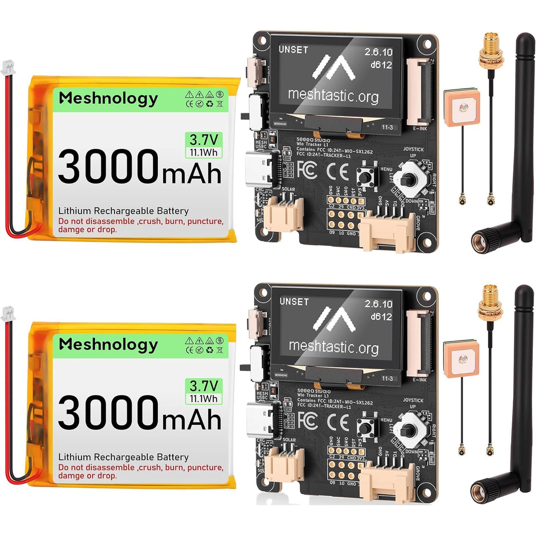 Wio Tracker L1 Board mit 3000mAh Akku – SX1262 nRF52840 Kit für AR duino Meshtastic LoRa, Blue Tooth
