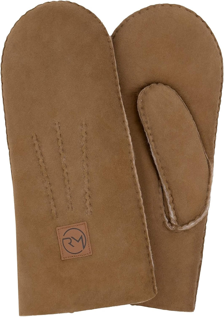 Rohn Moden Lammfell Fausthandschuhe Arber – Luxuriöse Fäustlinge für Damen und Herren, gefertigt aus