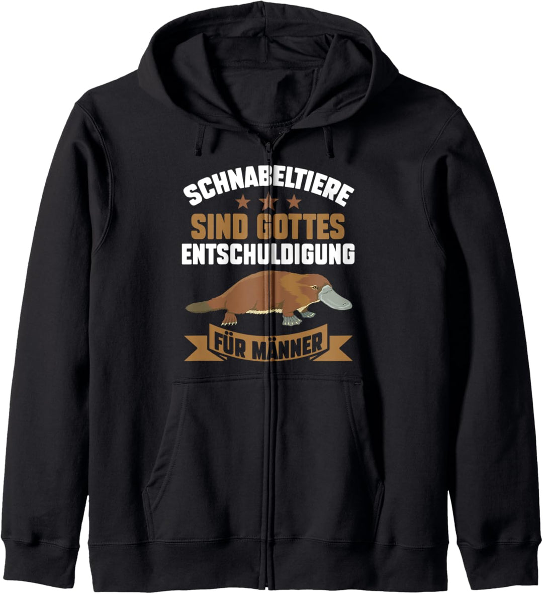 Schnabeltier Platypus Kapuzenjacke