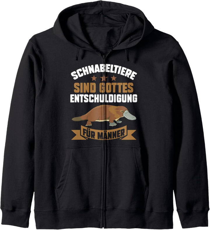 Schnabeltier Platypus Kapuzenjacke