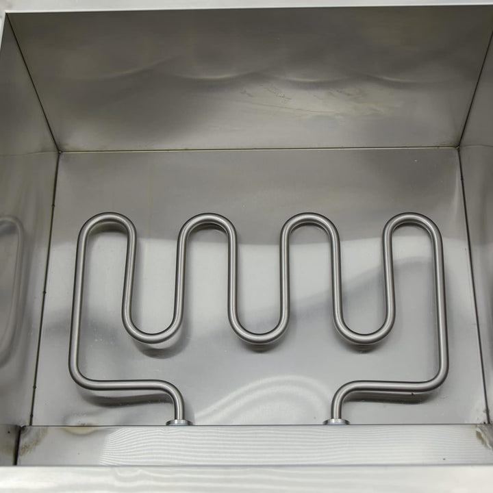 MOOTACO Elektrischer Wasserbad aus Edelstahl, Buffet, 4 x 1/6 mit Deckel, einstellbare Temperatur 30