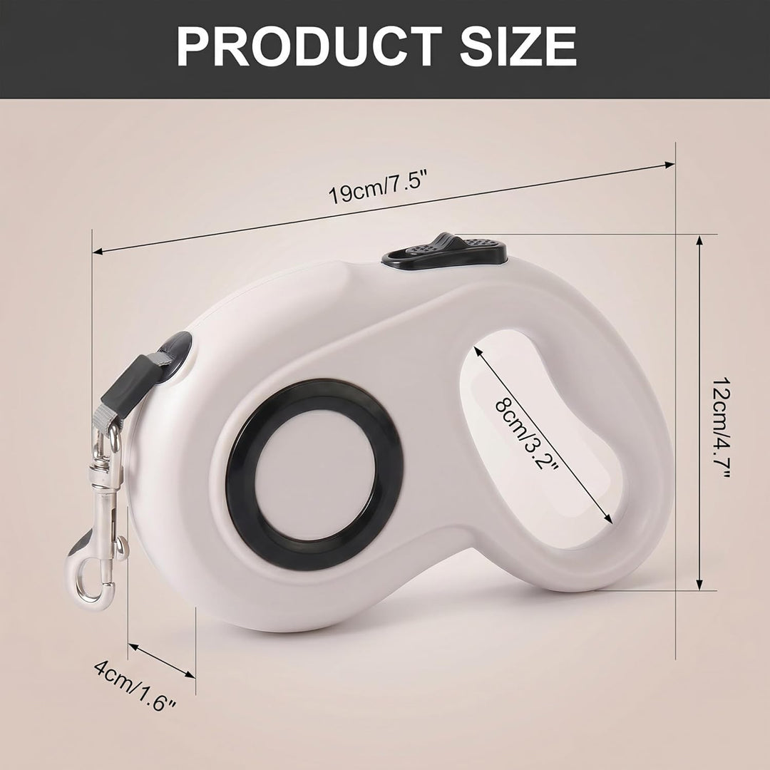 AIITLE Ausziehbare Hundeleine, 5m Flexi Hundeleine für Kleine und Mittlere Hunde bis 15 kg, 360° Dre