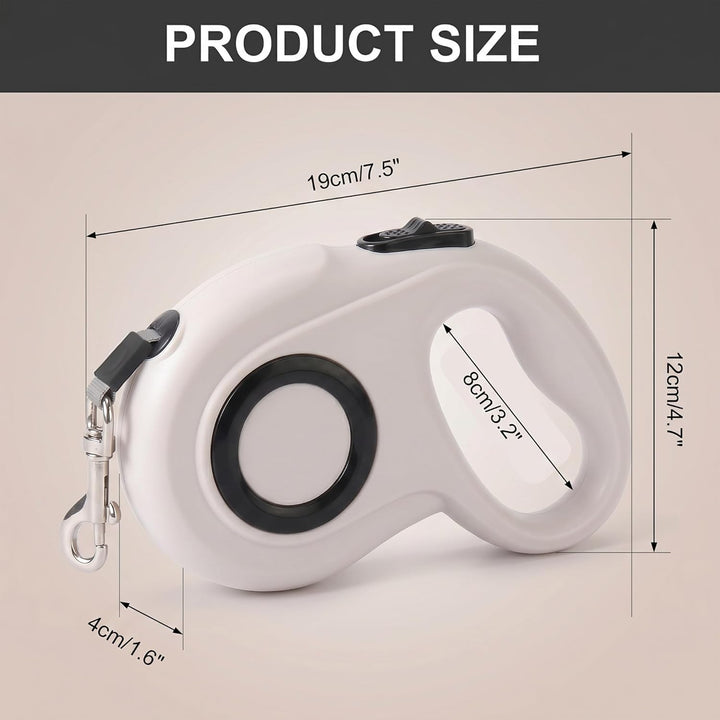 AIITLE Ausziehbare Hundeleine, 5m Flexi Hundeleine für Kleine und Mittlere Hunde bis 15 kg, 360° Dre