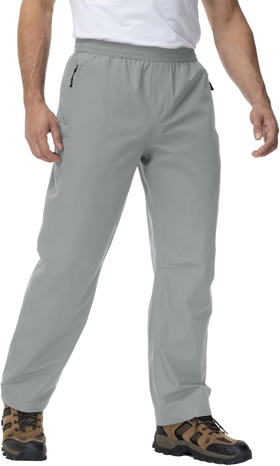 Herren Hose Wasserdicht Regenhose Leichte Winddichte Fahrrad für Outdoor Mesh Atmungsaktiv Arbeitsho