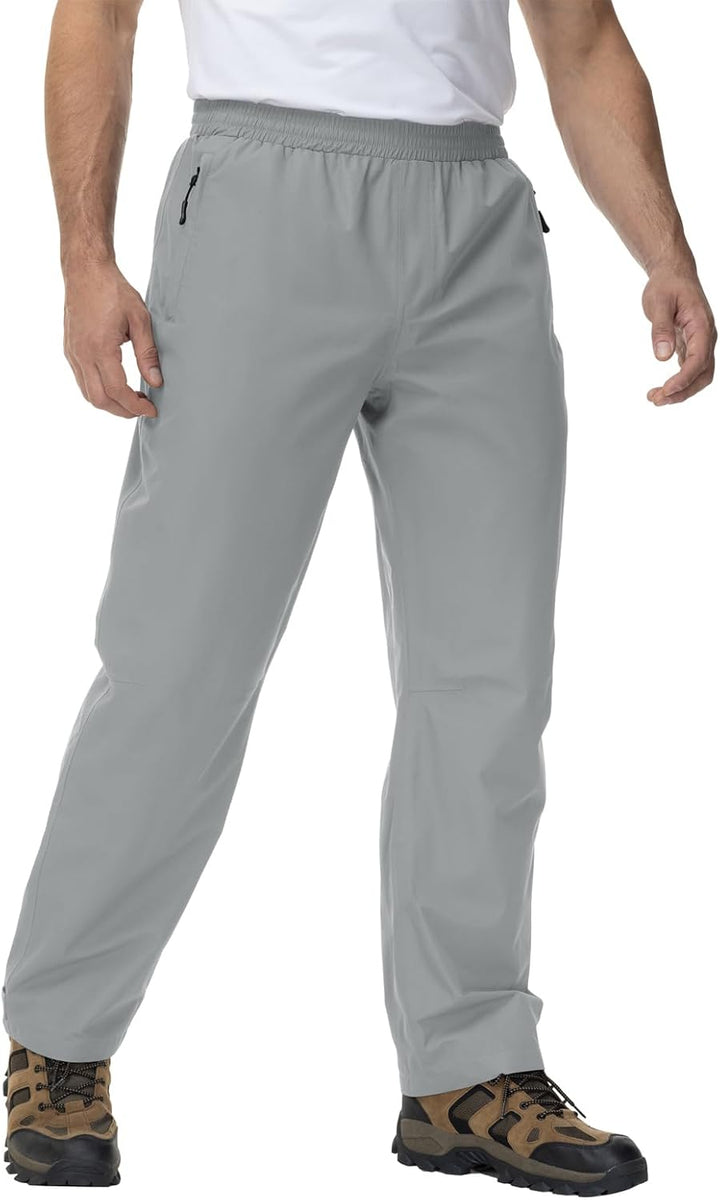 Herren Hose Wasserdicht Regenhose Leichte Winddichte Fahrrad für Outdoor Mesh Atmungsaktiv Arbeitsho