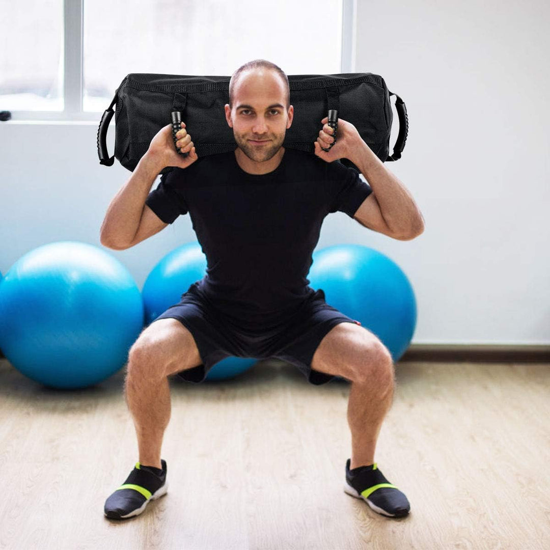 COSTWAY Sandbag, Power Bag inkl. Sandsack, Gewichtssack mit 6 Griffen, Core Bag aus Oxford, Training