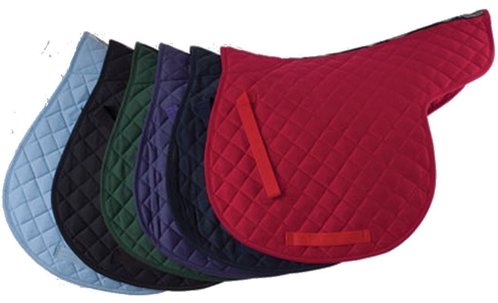 Rhinegold Cotton Quilted GP Numnah Violett Pony, Violett Pony