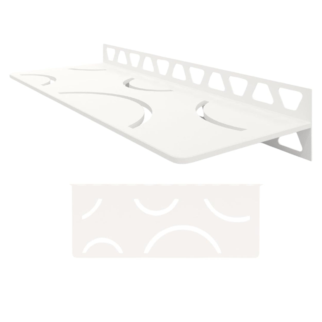 Schlüter SHELF-W-S1 Curve Brillantweiss matt, Brillantweiss Matt