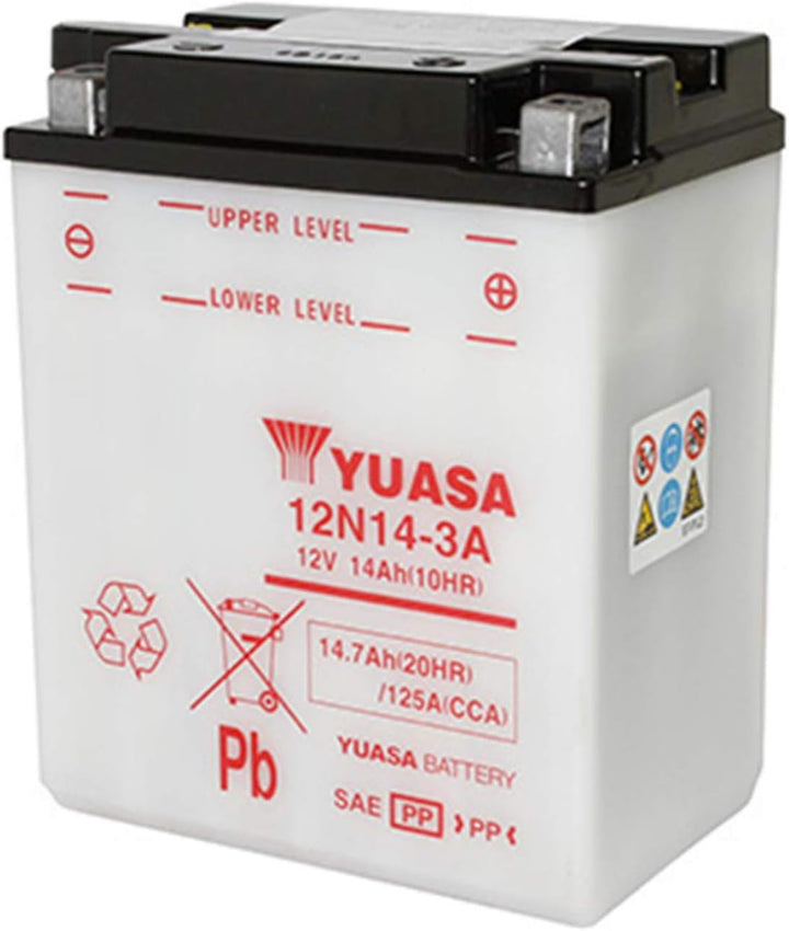 YUASA BATTERIE 12N14-3A offen ohne Saeure