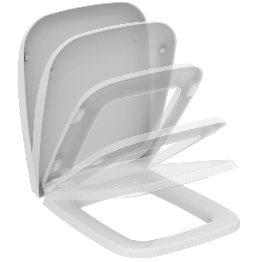 Ideal Standard T663801 Ventuno WC-Sitz mit Softclosing, mit Softclosing