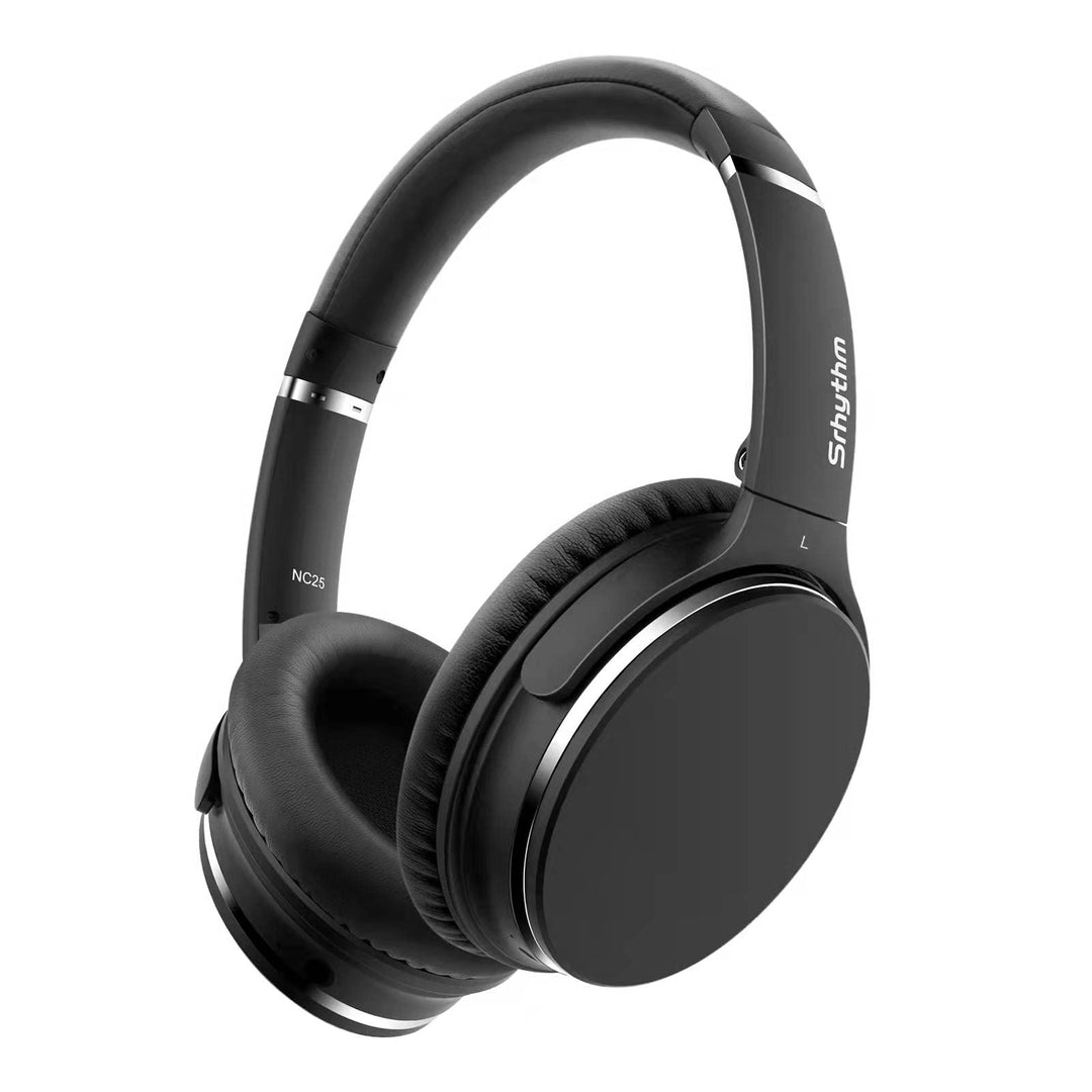 Noise Cancelling Kopfhörer Leichte,Srhythm NC25 Over Ear ANC Kopfhoerer Bluetooth Kabellos Faltbar m