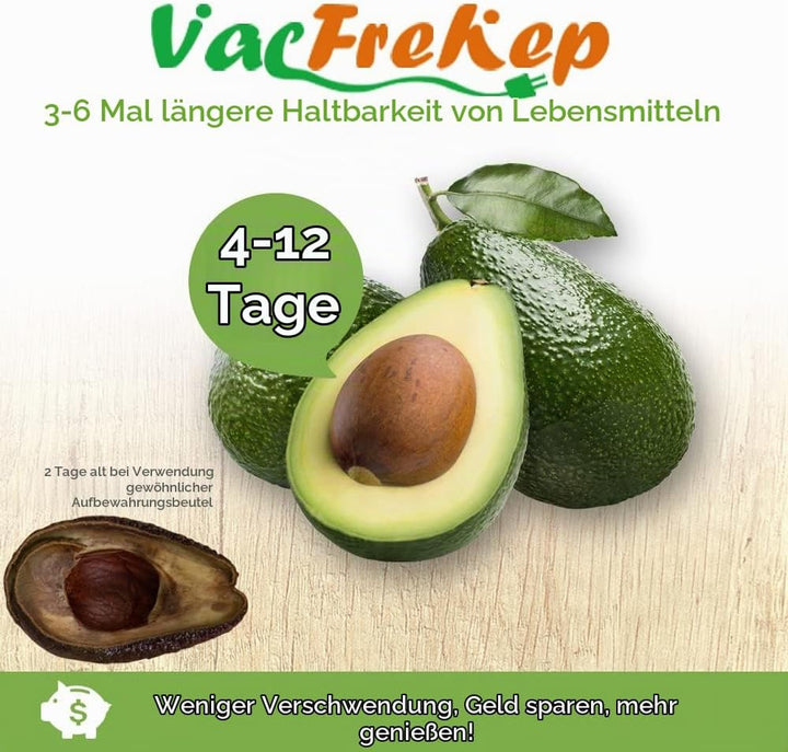 VacFreKep 200 Beutel 15x25cm Vakuumier Beutel Vakuumbeutel für Lebensmittel,BPA-Frei Sous Vide Vakuu