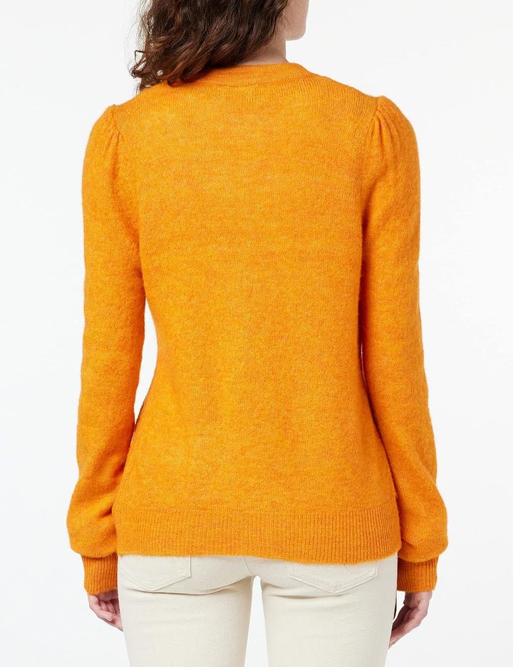ICHI Damen Strickjacke S 161164/Orange Pepper, S 161164/Orange Pepper