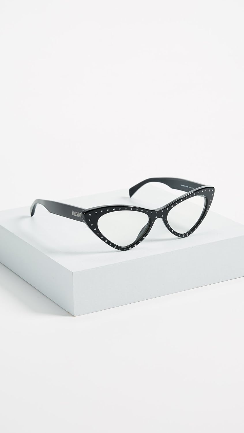 Moschino Sonnenbrillen MOS006/S BLACK/UVA UVB TRANSPARENT PROTECTION 52/18/140 Damen